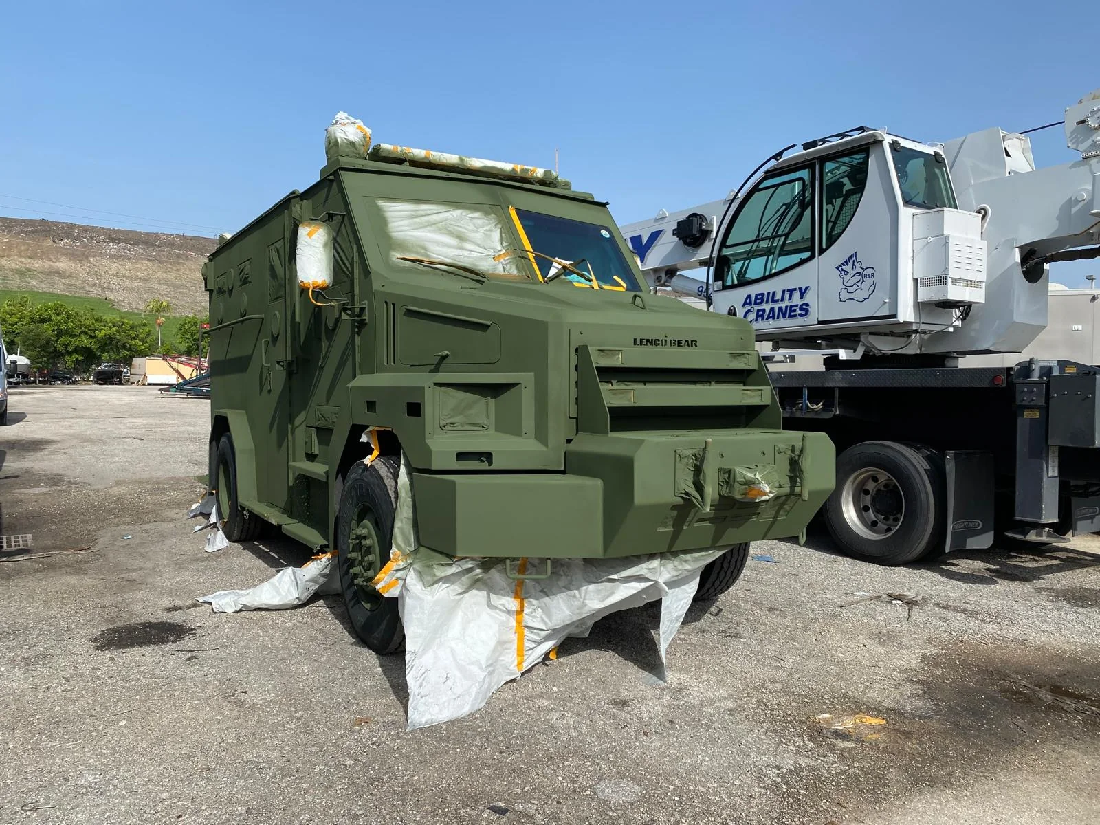 Fleet vehicle body repair at A1 Truck & RV Center
