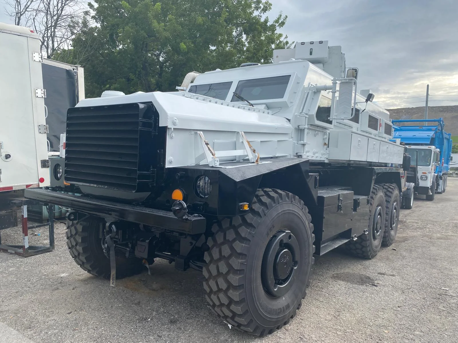 Fleet vehicle refinishing and paint